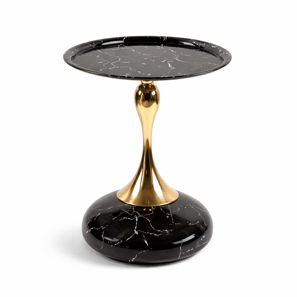 Luxury Marble Accent Side Table