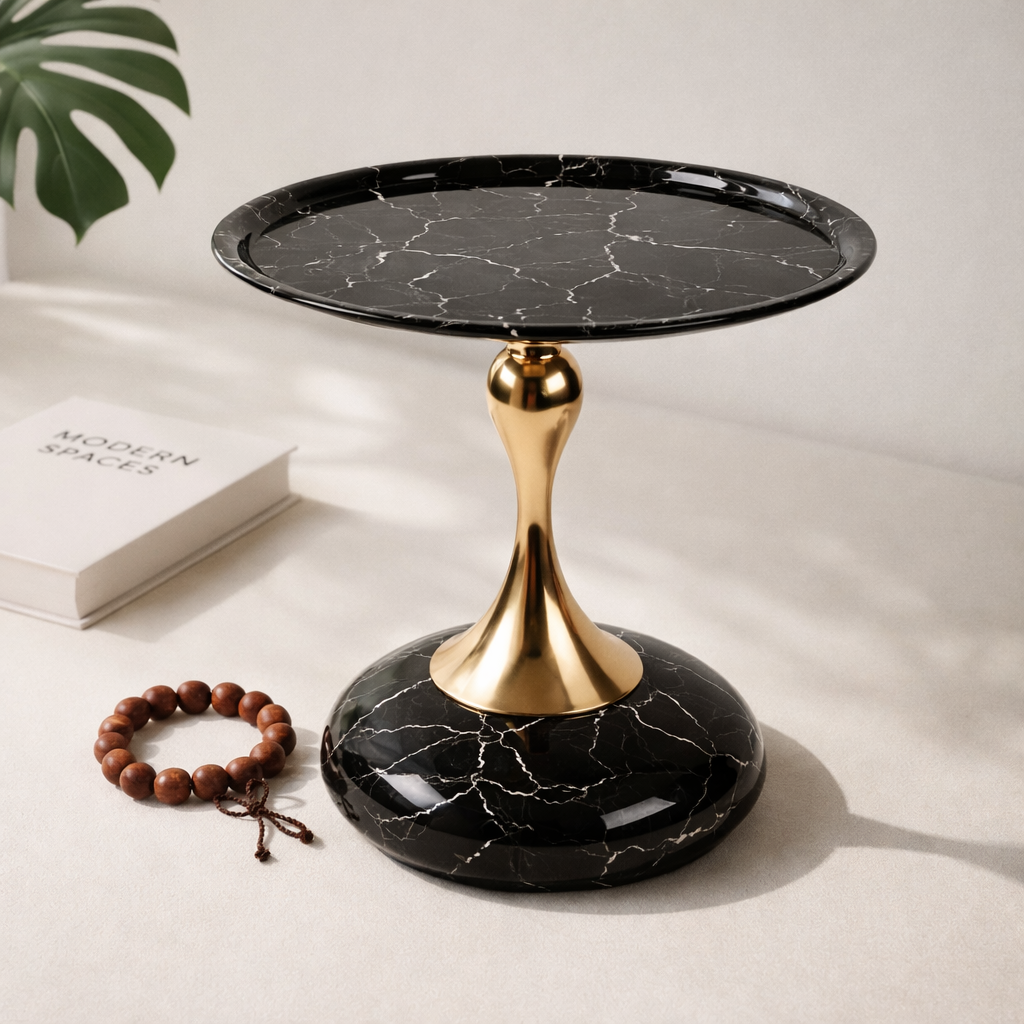 Luxury Marble Accent Side Table