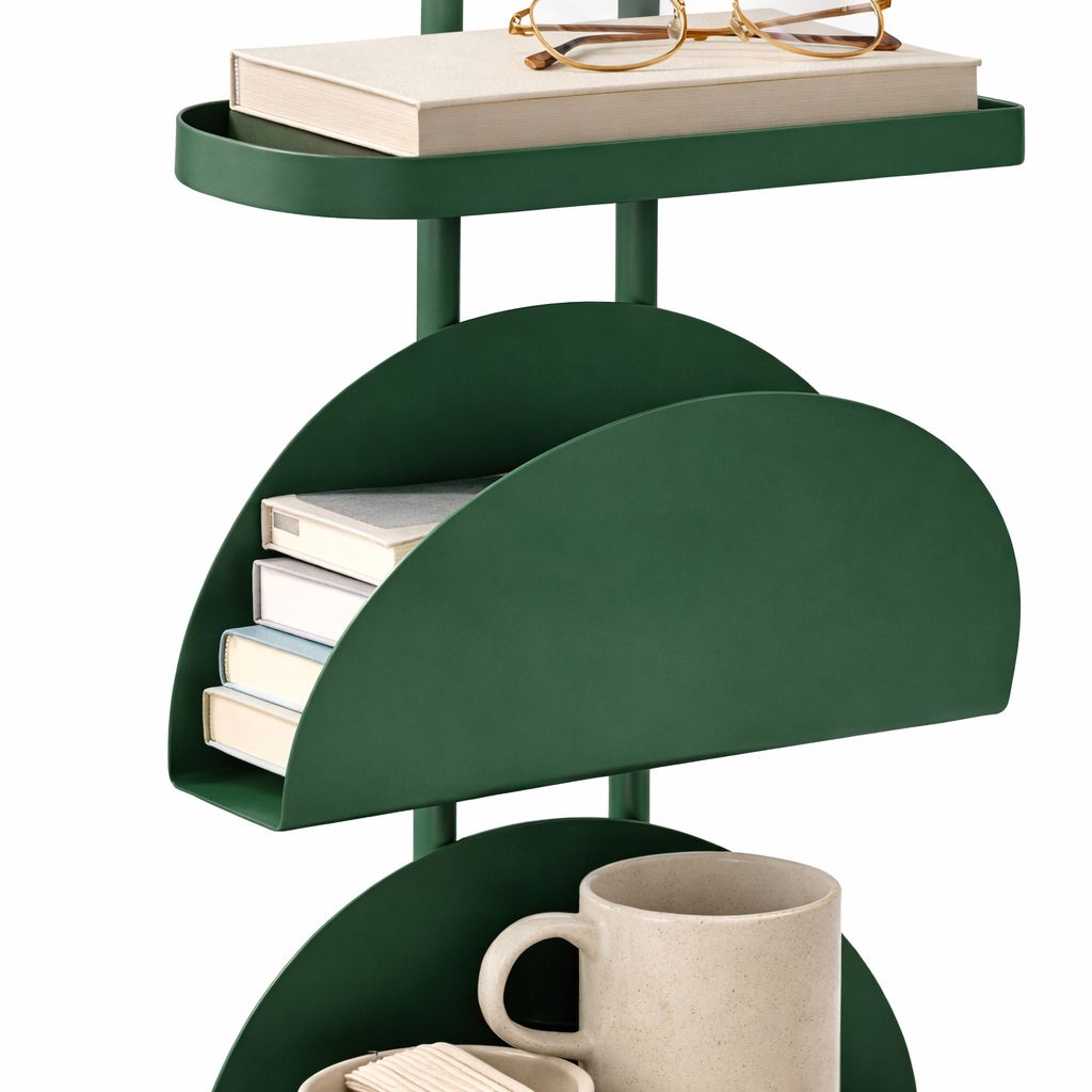 Modern 3-Tier Metal Storage Rack