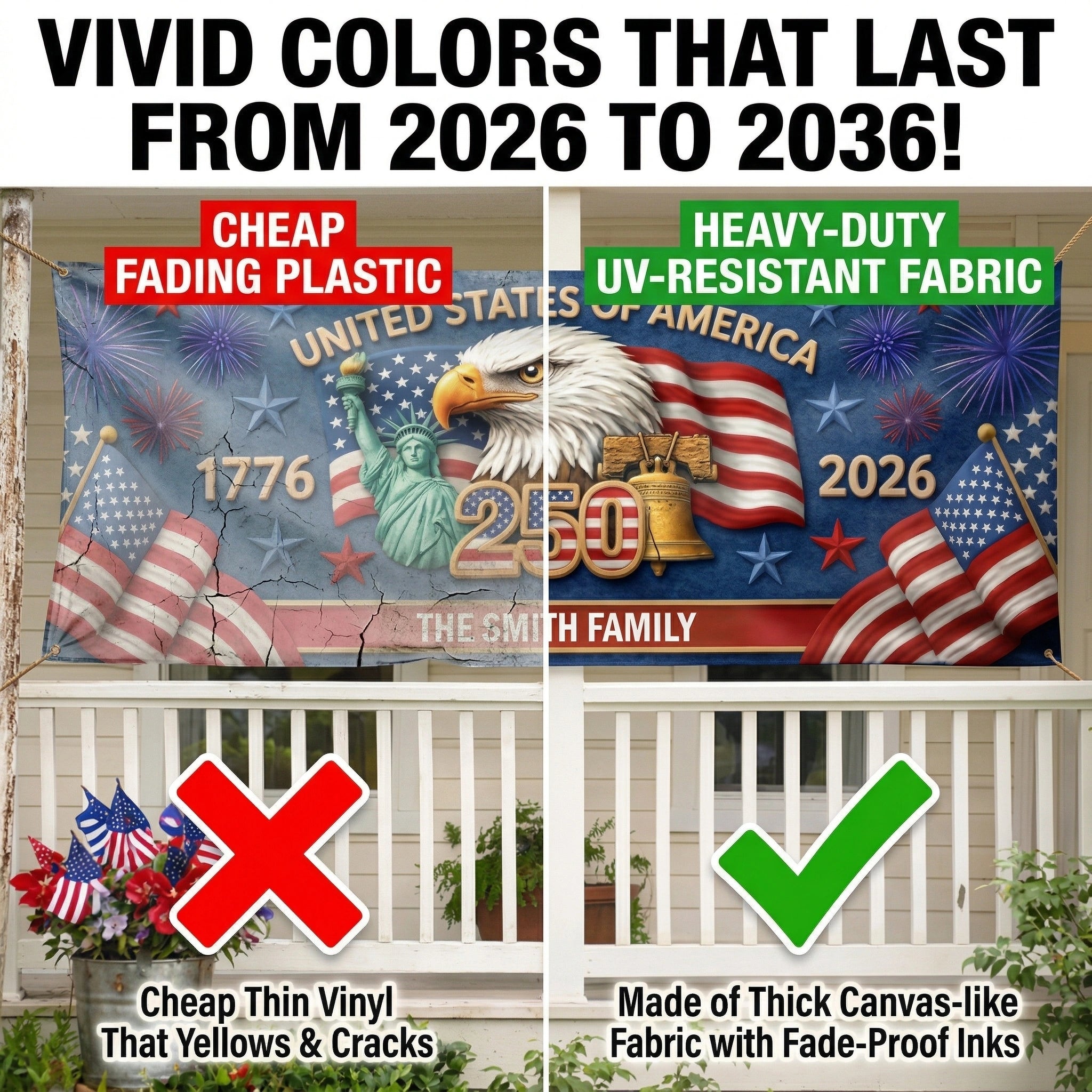 American Banner – Celebrate 250 Years of Freedom 🇺🇸 | 70% OFF🔥 Last Day Sale
