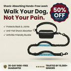 Last Day Sale!🔥 50% OFF Premium Hands-Free Dog Leash - Arthritis & Back Friendly