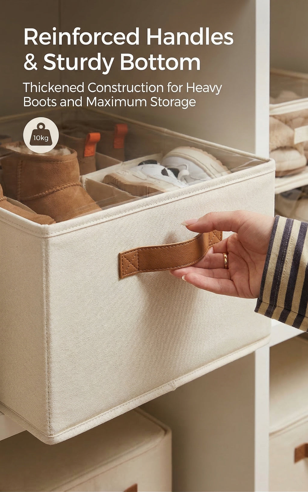 FlexiSpace™ Adjustable Shoe Organizer