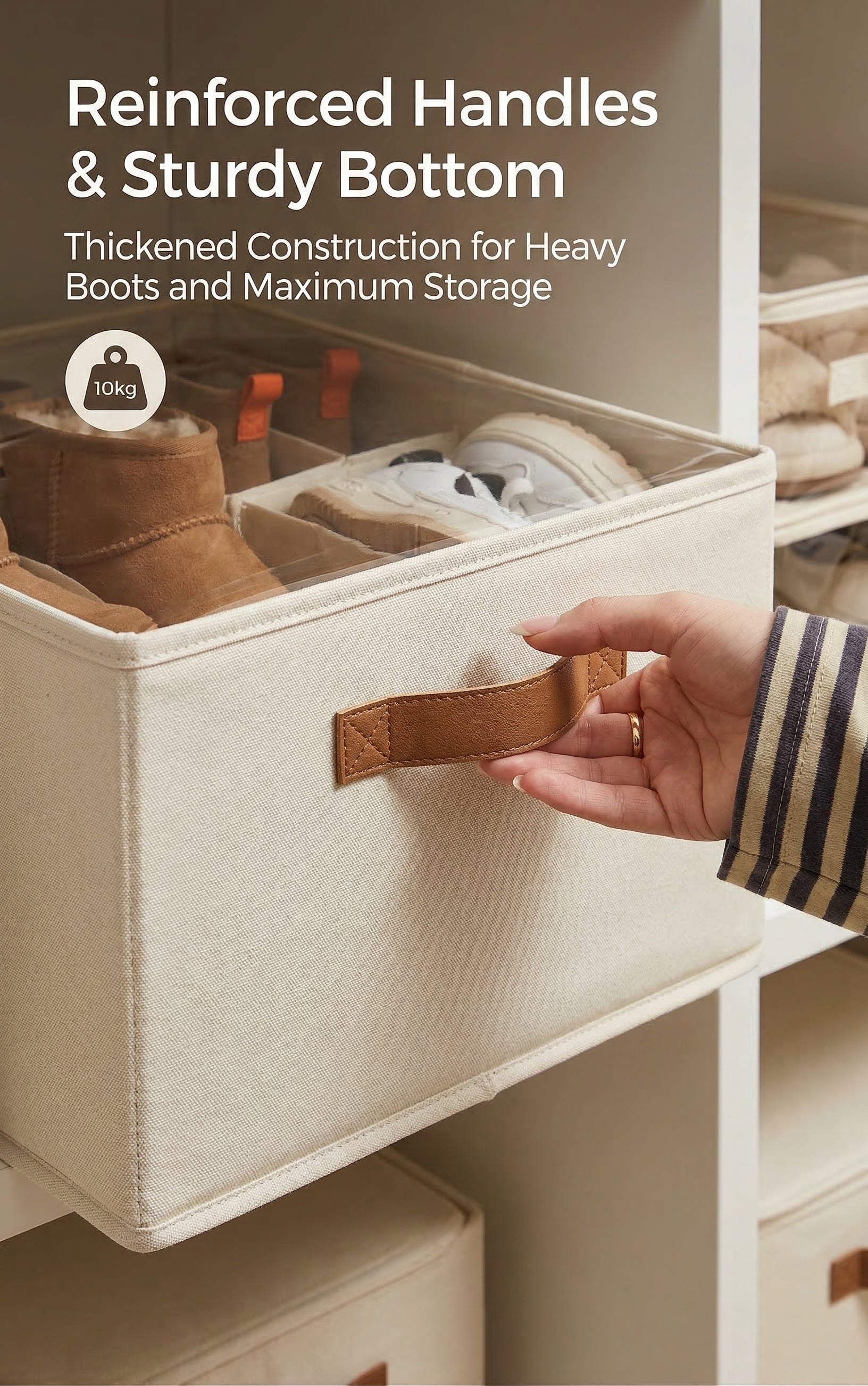 FlexiSpace™ Adjustable Shoe Organizer