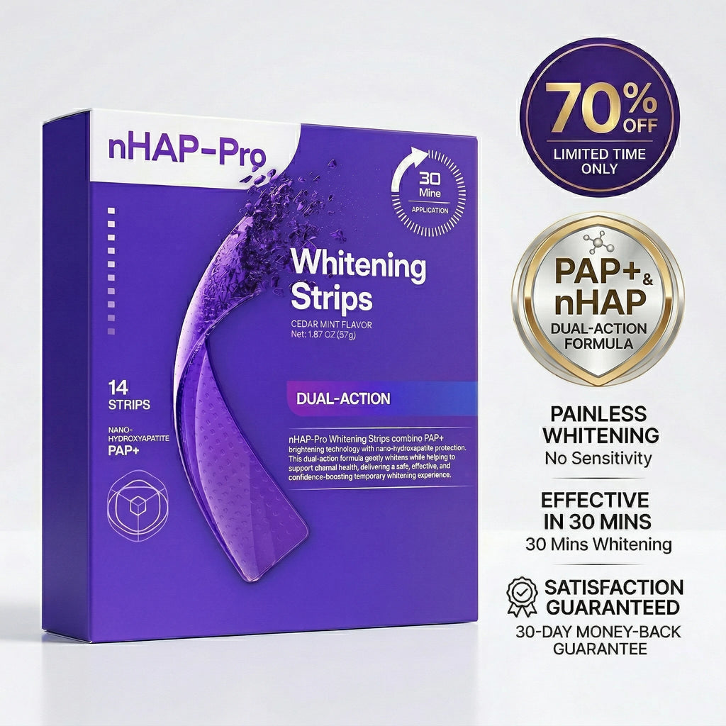 Purple Teeth Whitening Strips | 70% OFF🔥 Last Day Sale