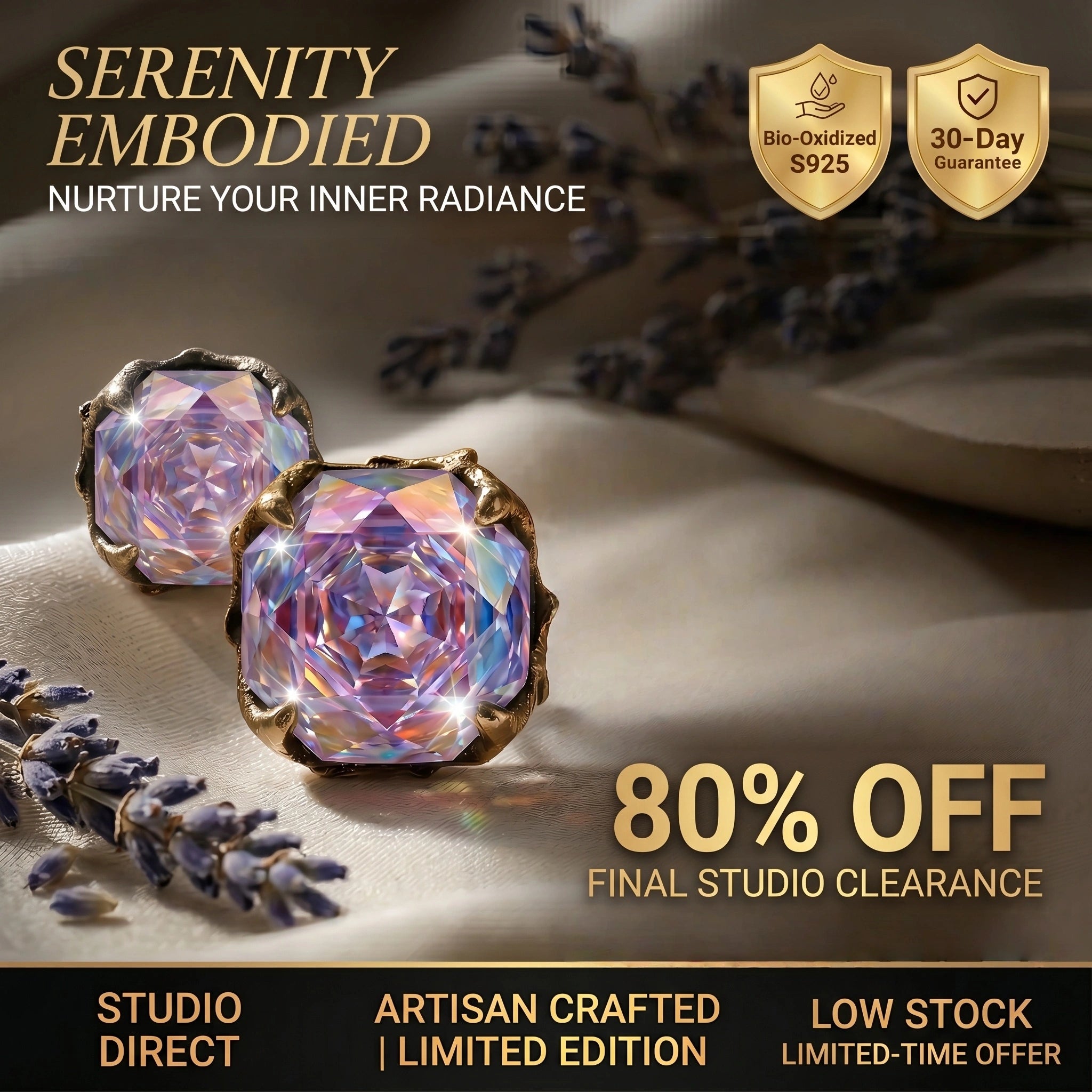 Secret VIP Glitch!🔓 80% OFF The Aura Healing Studs - Zero Anxiety, Effortless Glow