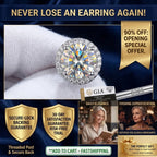 ZENVIRALA® Moissanite Stud Earrings-90% OFF🔥Last Day Sale