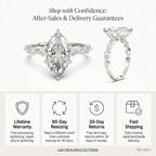 🔥90% OFF Last Day Sale |The Handcrafted Vintage Elongating Comfort-Fit Marquise Ring