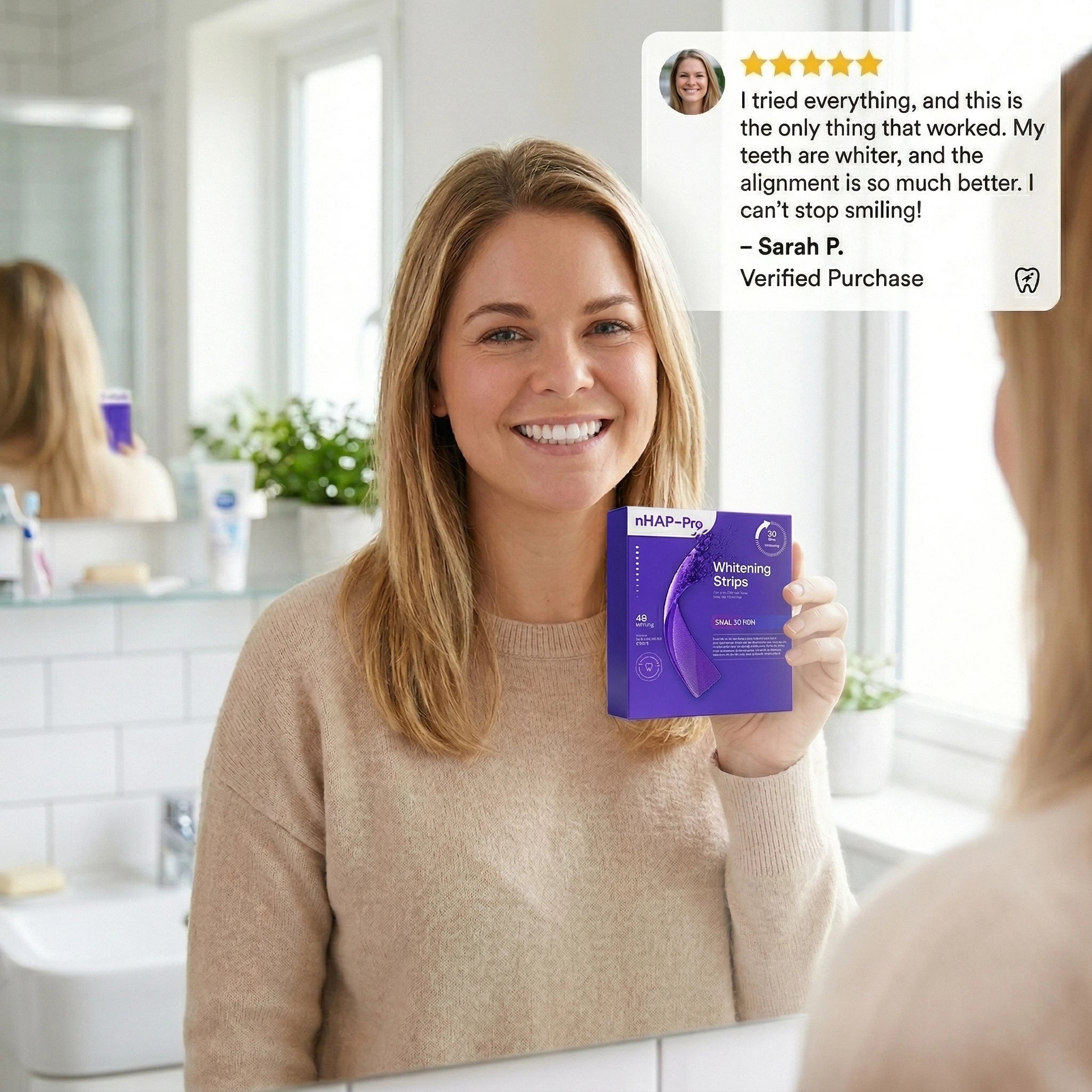 Purple Teeth Whitening Strips | 70% OFF🔥 Last Day Sale