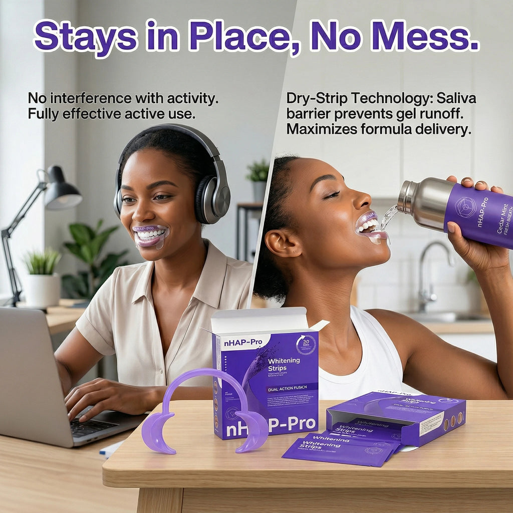 Purple Teeth Whitening Strips | 70% OFF🔥 Last Day Sale