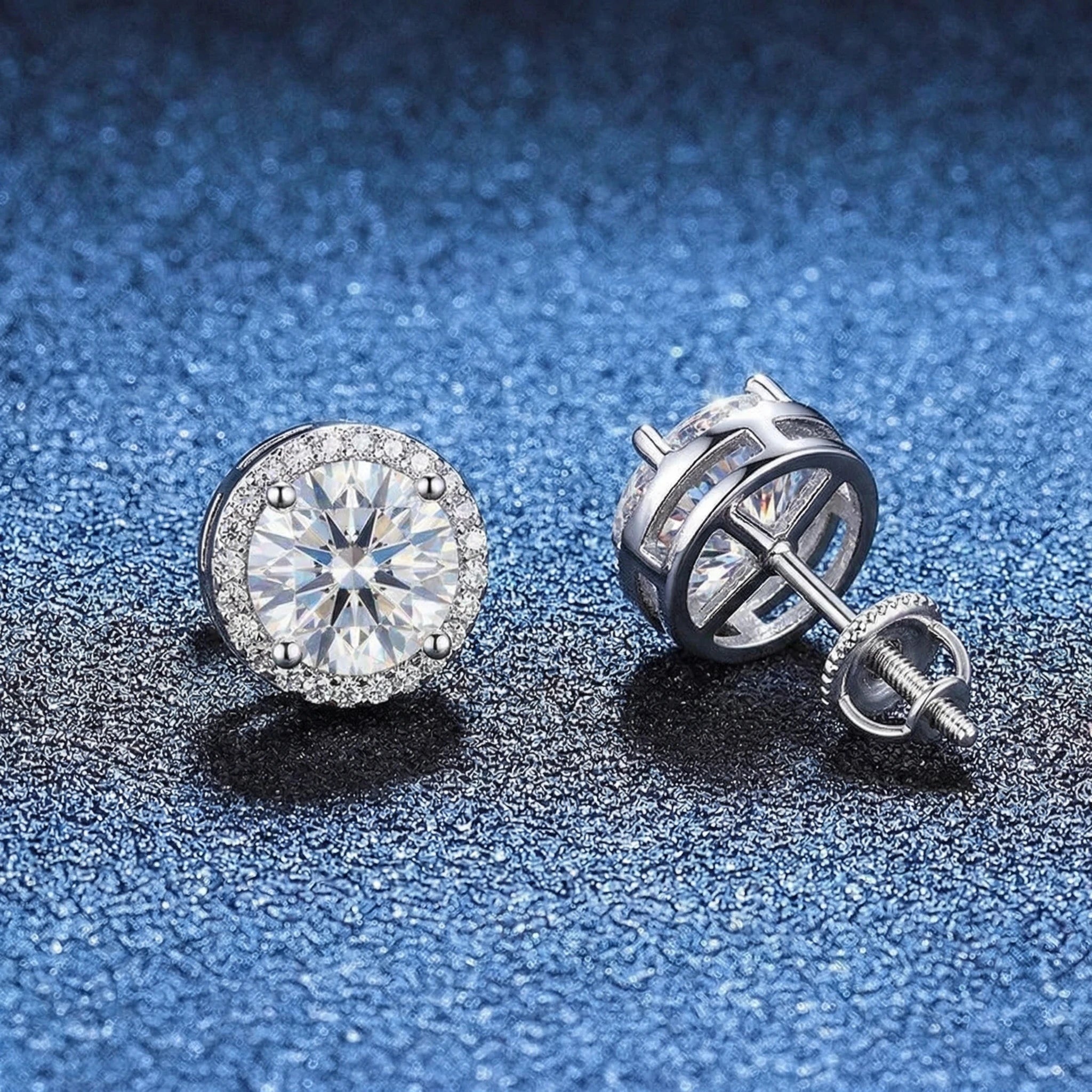ZENVIRALA® Moissanite Stud Earrings-90% OFF🔥Last Day Sale