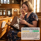 Last Day Sale!🔥 50% OFF The Sunday Grace Western Cowhide Bible Organizer — Handcrafted Zip-Around Cover for Study & Church