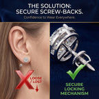 ZENVIRALA® Moissanite Stud Earrings-90% OFF🔥Last Day Sale