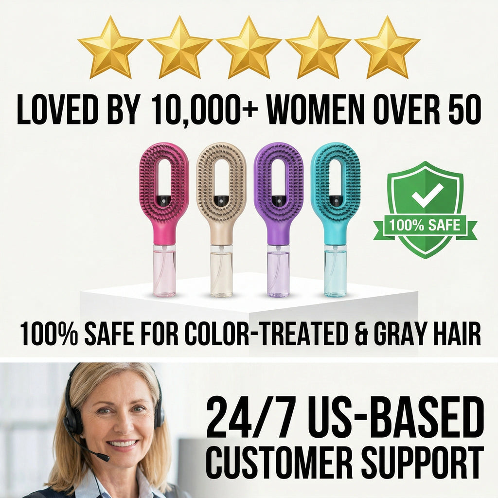 🚨70% OFF Last Day🔥 zuvanta GentleMist Volumizing Brush