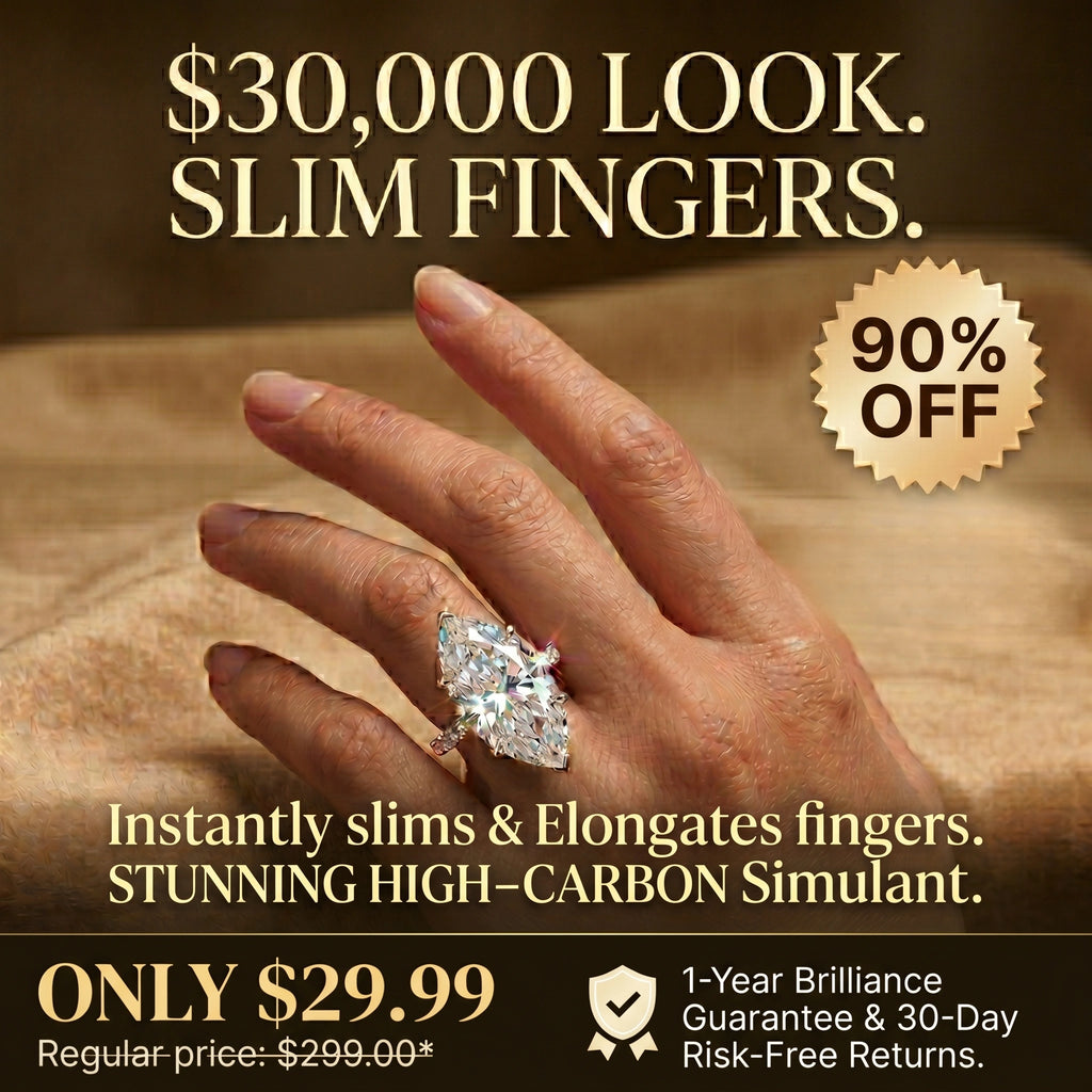 Secret VIP Glitch!🔓 90% OFF The Youth-Revival Marquise Ring - Effortless Elegance, Slimmer Hands