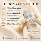 🔥90% OFF Last Day Sale | The 7.00ct Marquise Hidden Halo Masterpiece