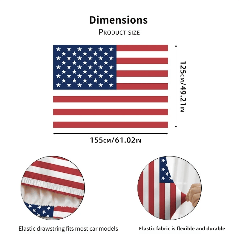 🔥50% OFF Last Day Sale 🎉4th Of July Flash Sale 65K+🔥American Car Hood Flag🦅No Glue No Tools🚗 Install in 1 Minute