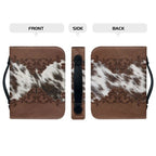Last Day Sale!🔥 50% OFF The Sunday Grace Western Cowhide Bible Organizer — Handcrafted Zip-Around Cover for Study & Church