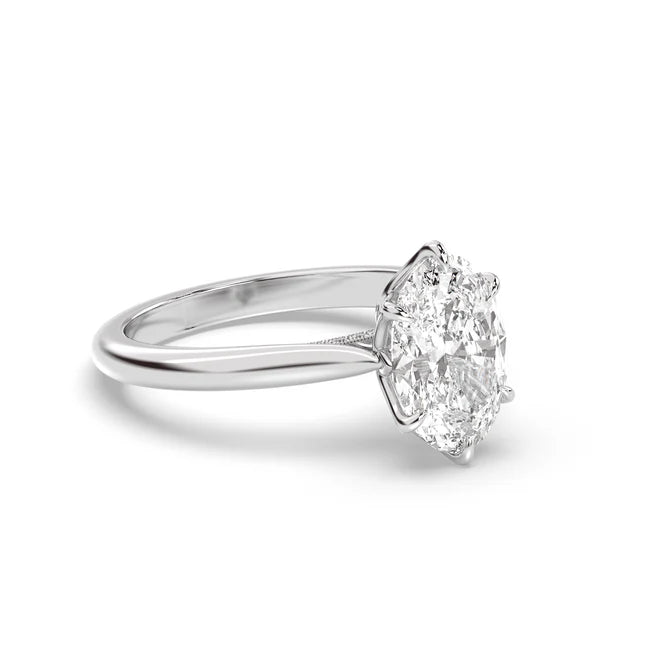 🔥90% OFF Last Day Sale |Vintage Monaco™ Seamless Petal Arch Solitaire