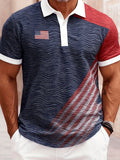 America 250 Patriotic Shirt Men's American Flag Tops 4th Of July Shirt