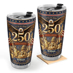 America 250 Years of Freedom - Personalized Stainless Steel Tumbler