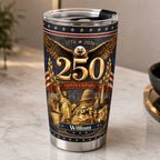 America 250 Years of Freedom - Personalized Stainless Steel Tumbler