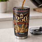 America 250 Years of Freedom - Personalized Stainless Steel Tumbler