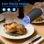 Last Day Sale!🔥 50% OFF Premium Gravity Salt & Pepper Grinder - Arthritis Friendly